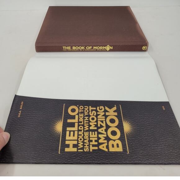 The Book of Mormon the Testament of a Broadway Musical First Edition Book - Picture 4 of 10